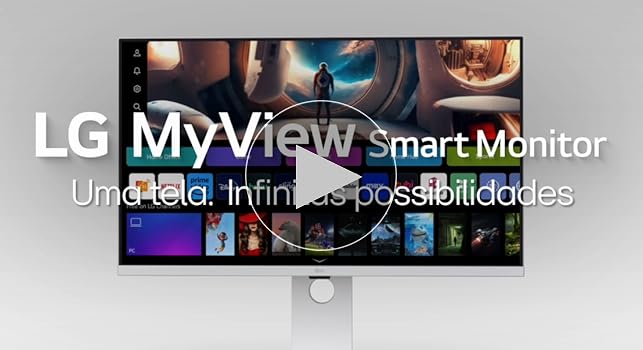 Monitor LG MyView Smart - Tela IPS de 32”, FHD, WebOS, ThinQ